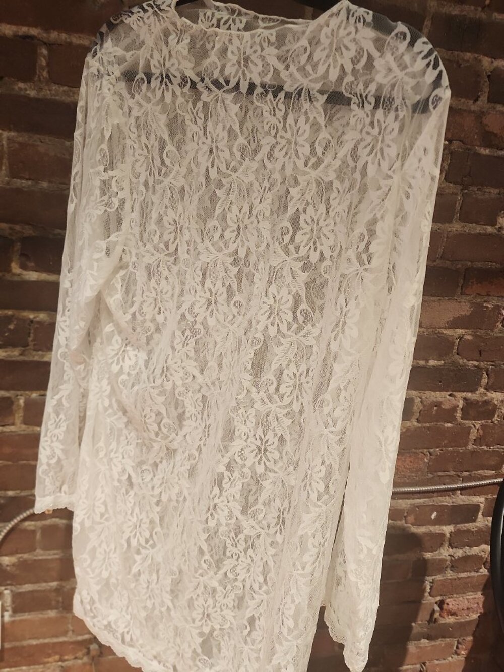 Lacey white dress ....shien
